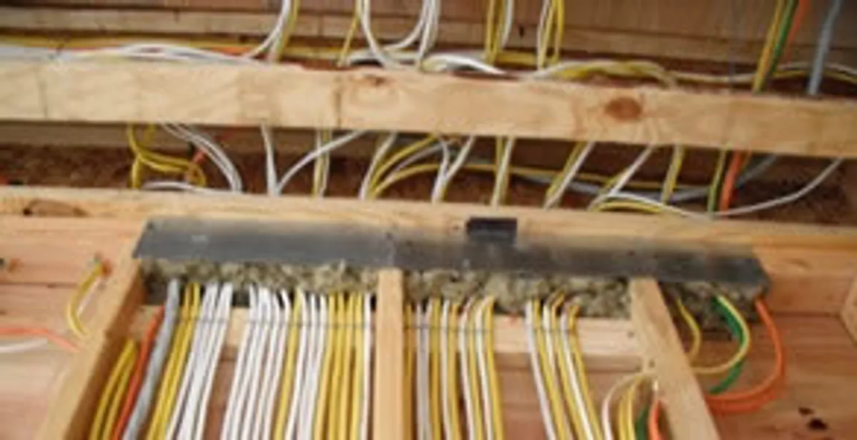 new construction wiring services with organized electrical rough-in performed by licensed electricians in Long Beach, CA