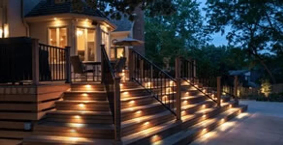 Residential electrician installing outdoor lighting for home safety in Long Beach, CA